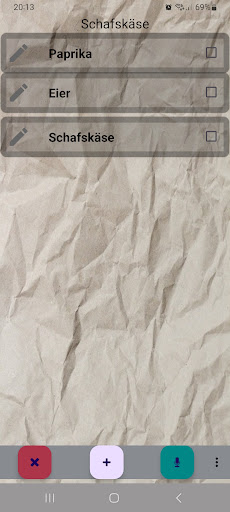 Android application Notepad Todo Merkzettel screenshort
