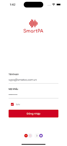 Android application SmartPA screenshort