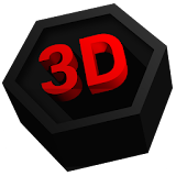 Next Launcher Theme Polygon 3D icon