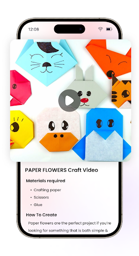 DIY Paper Craft - Step by Step Screen 3