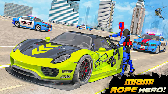 Rope Hero City Spider Games 1.43 screenshots 11