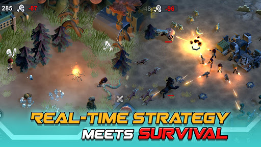 Télécharger Gratuit Strange World - Offline Survival RTS Game  APK MOD (Astuce) screenshots 2