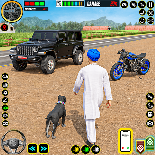 Offroad Jeep Game Jeep Driving logo