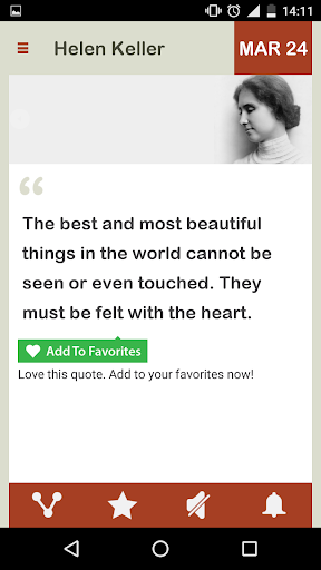 Helen Keller Daily Screenshot 2 - AppWisp.com