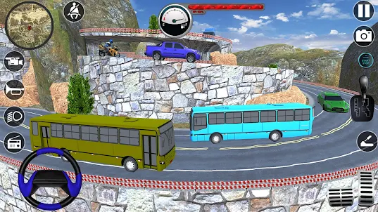 고급 코치 버스 시뮬레이터 3D