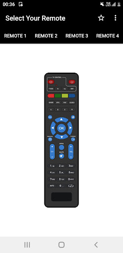 Android application FreeDish Remote Controls screenshort