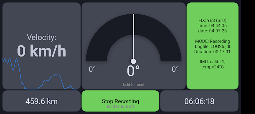 jMotoTracker Screen 2
