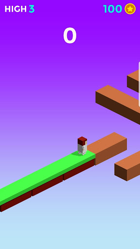 Android application Pixel Runner: Swing Bridge screenshort