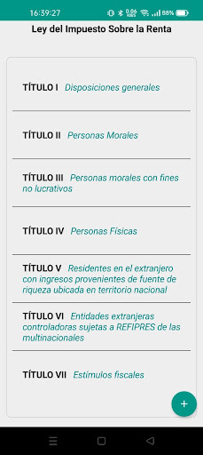 Android application app fiscal mx screenshort
