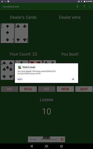 HarryBlackJack Screenshot 4 - AppWisp.com
