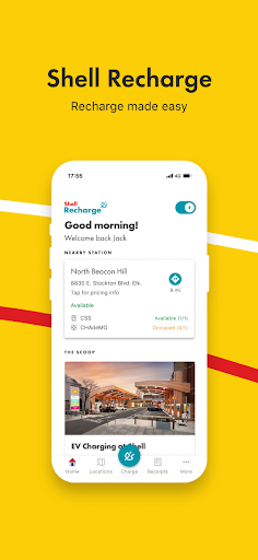 Screenshot of Shell: Fuel, Charge & More