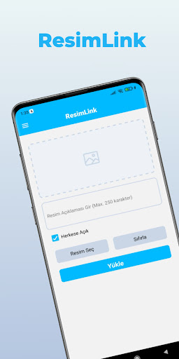 Android application ResimLink screenshort