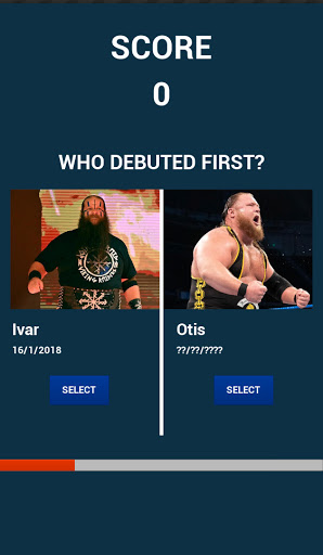 Guess WWE Debut - WWE Fan Trivia Game