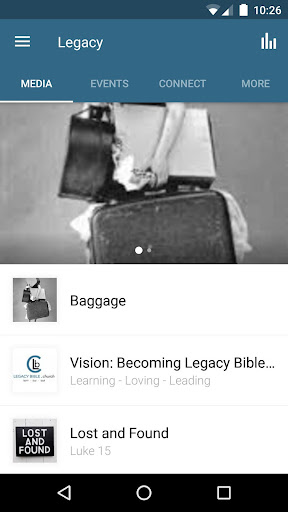 Android application Legacy Bible.church screenshort