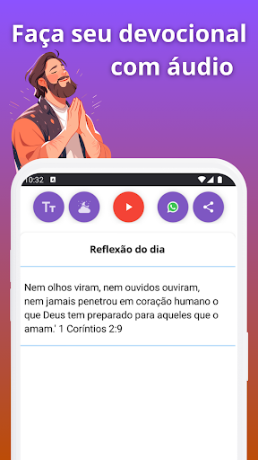 Android application Bíblia Sagrada e Devocional screenshort
