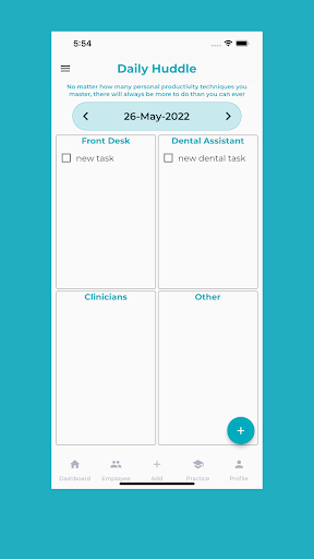 The Daily Huddle Screen 2
