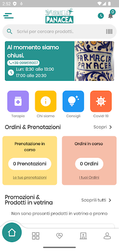 Android application Farmacia Panacea screenshort