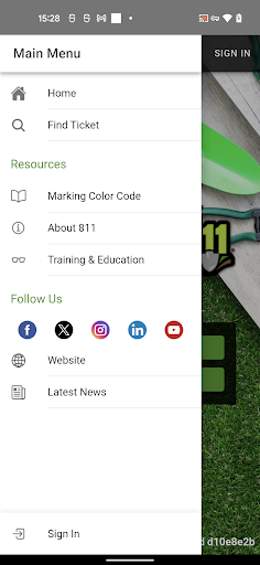 Georgia 811 Screen 2