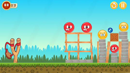 Red And Blue Ball Shooter Game
