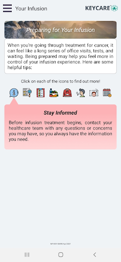 KEYCARE™ Screen 2