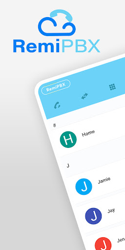 Android application RemiPBX screenshort