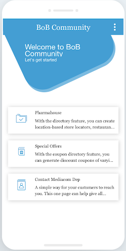 Android application BoB Community screenshort