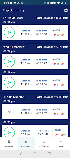 AutoPulse - Connected Car App Screen 2