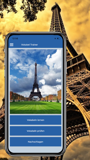 Android application Vocabulary Trainer French screenshort