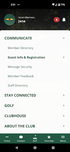 Baltusrol Golf Club Screen 2
