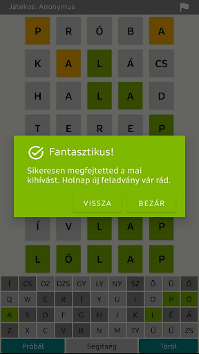 Szófejtő Screen 3