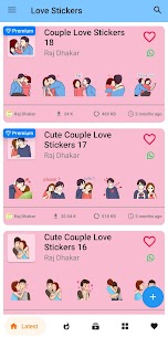 Love Stickers For WhatsApp MOD APK (Premium/Subscription) 1