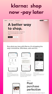 Klarna : Shop now - Pay later