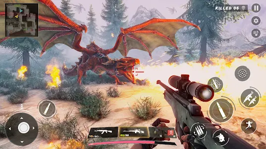 juegos de caza de dragones 3d