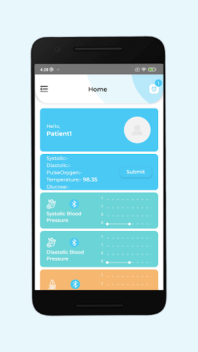 Android application Carespan – Patient screenshort