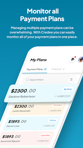 Credee Business App Screen 3