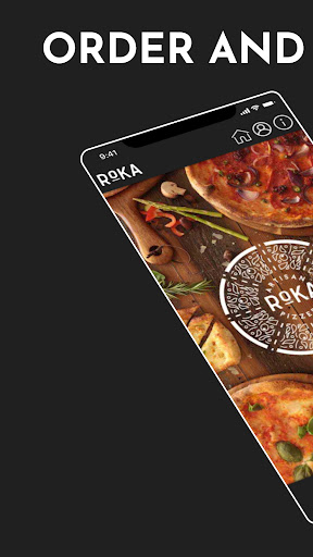 Android application Roka Pizza screenshort