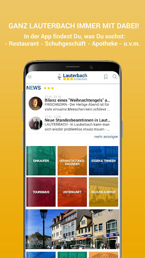 Android application Lauterbach entdecken screenshort