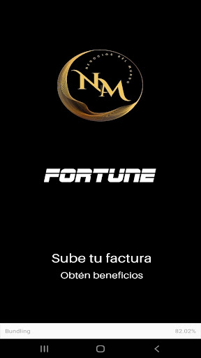 Android application Fortune - Carga tu factura screenshort