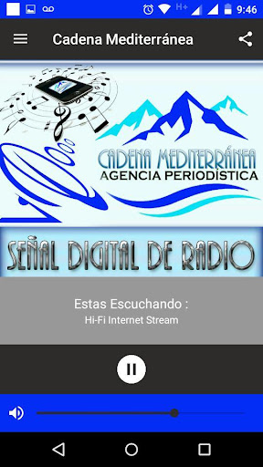 Android application Cadena Mediterránea screenshort
