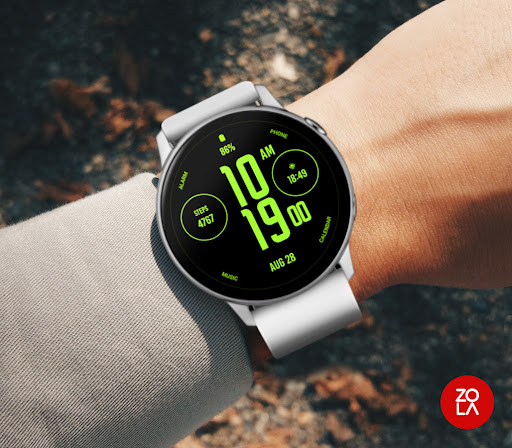 Green Nation Watch Face Screen 3