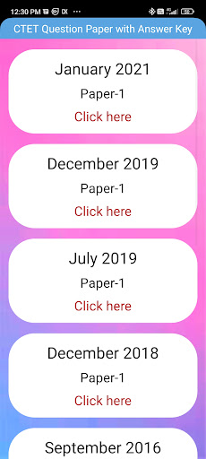 Ctet Previous Year Question Screen 2