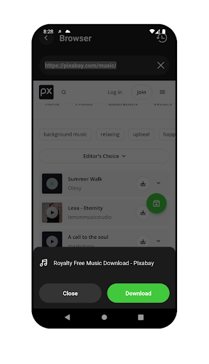Music Downloader Player Effect Screen 3