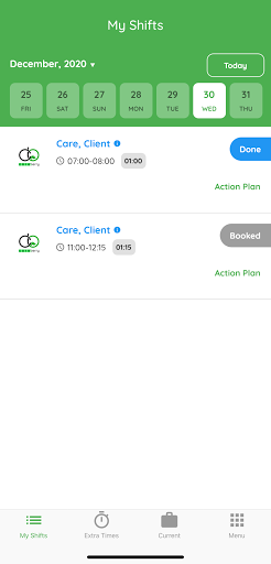Careberry Carers Screen 2