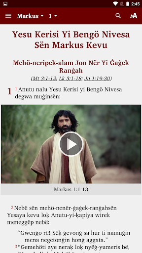 Android application Buang (Central Mapos) - Bible screenshort