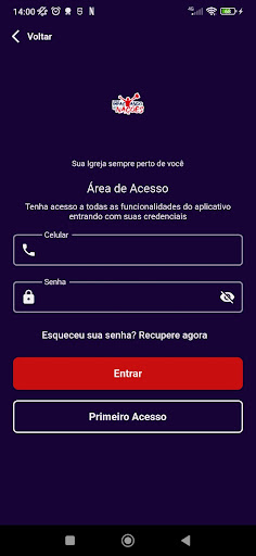 Android application Impactando as Nações screenshort