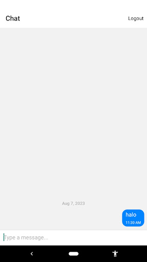 PW@rta - Chat app (PWarta) Screen 2