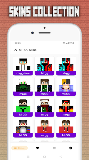 Android application Mr GG Skins screenshort