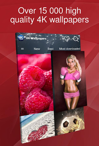 Android application 4K Wallpapers screenshort