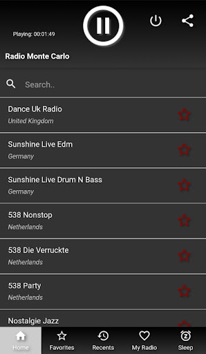 Android application Dance Music Nonstop screenshort