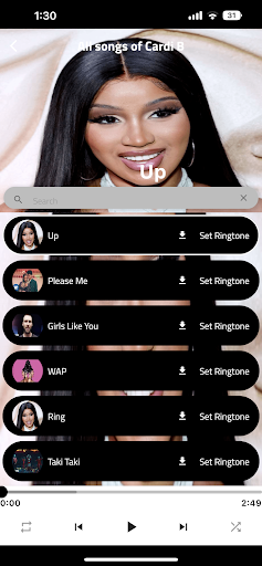 All songs of Cardi B